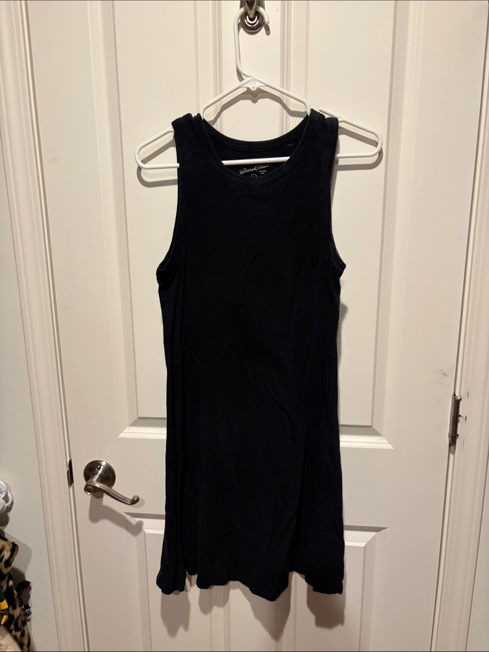 Universal Thread Black Ribbed Tank Dress